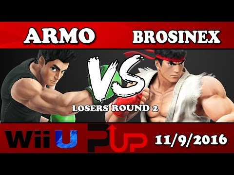 Armo (Little Mac) vs. Brosinex (Ryu) - Wii U Losers Round 2 - SOS