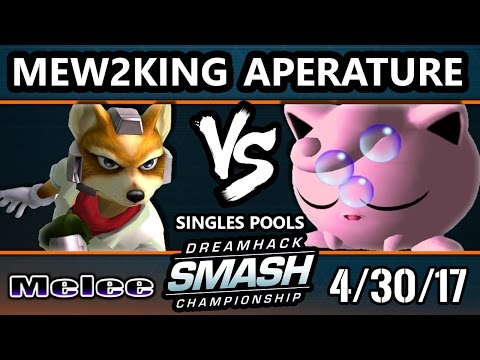 DHA 2017 SSBM - FOX MVG | Mew2King (Fox) Vs. Aperature (Jigglypuff) - Smash Melee
