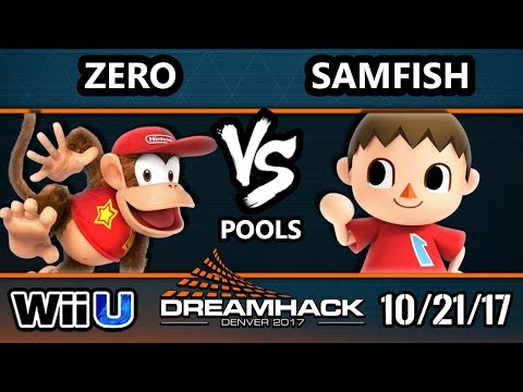 DHDEN17 Smash 4 - TSM | Zero (Diddy) Vs. SAMFISH (Villager) - Wii U Singles Pools