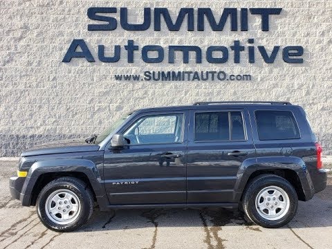 2015 JEEP PATRIOT SPORT 5 SPEED MAXIMUM STEEL WALK AROUND REVIEW 20J98B SOLD! www.SUMMITAUTO.com