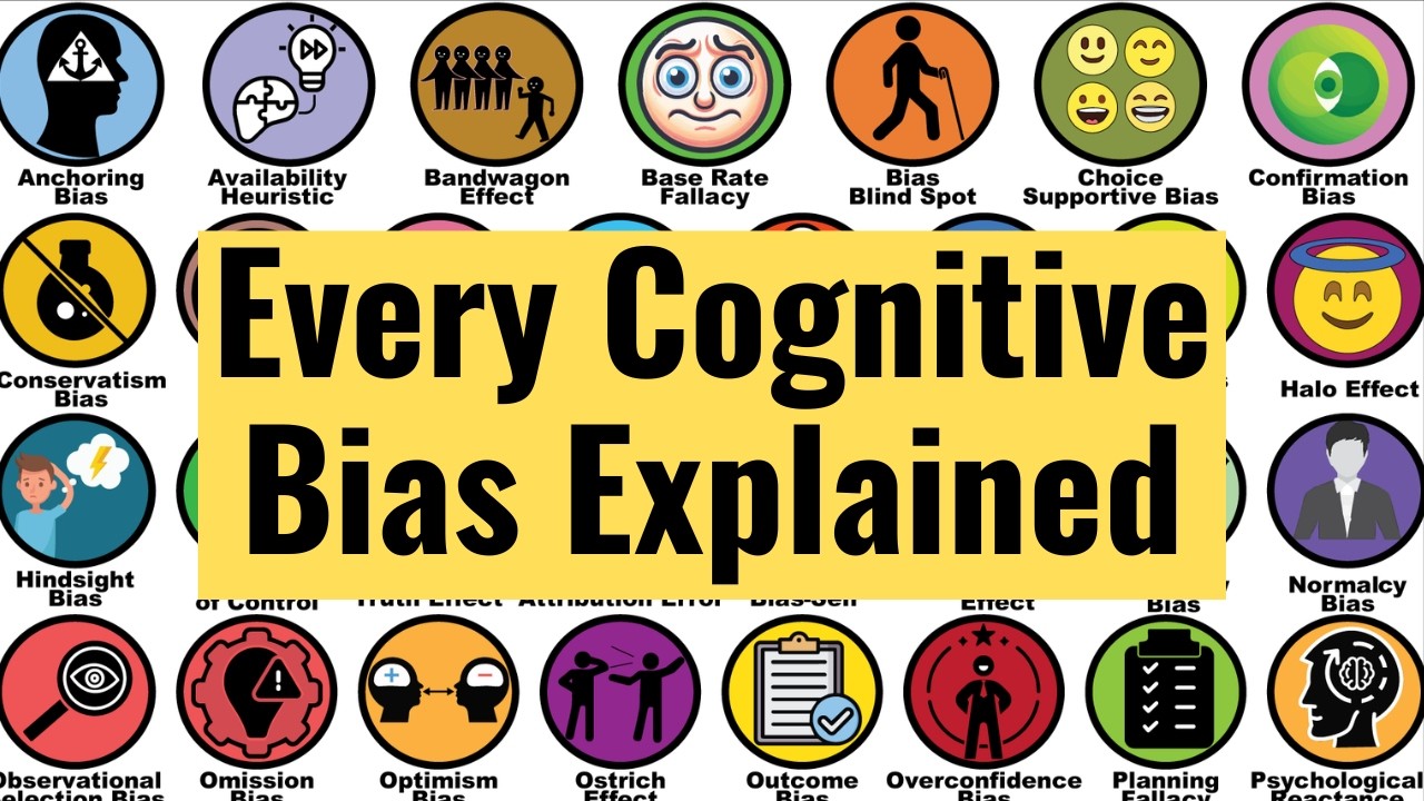 Every Cognitive Bias Explained in 10 Minutes