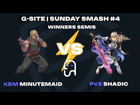 G-SITE | SUNDAY SMASH #4 - KBM | MinuteMaid (Ken) VS PvE | SHADIC (Corrin) - Winners Semis