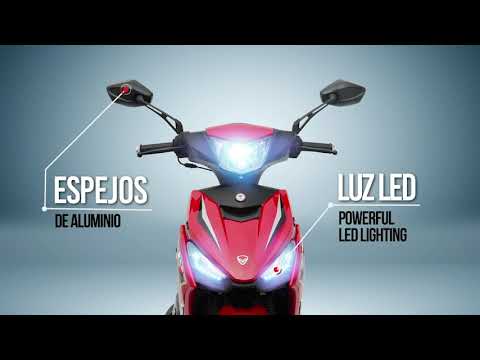 thumbnail video image 2 of Motocicleta Veloci Hasback Sport 150cc Roja 2021, 2 of 5