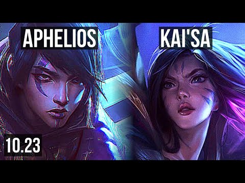 APHELIOS & Leona vs KAI'SA & Pantheon (ADC) | 72% winrate, Godlike | KR Master | v10.23