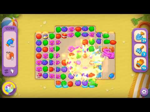 Gardenscapes level 13398 Gameplay #Bubunka
