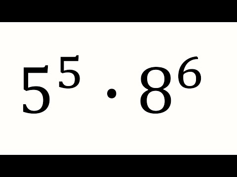CALCULA EL VALOR DE ESTE PRODUCTO DE POTENCIAS CON DIFERENTE BASE. Matemáticas Básicas
