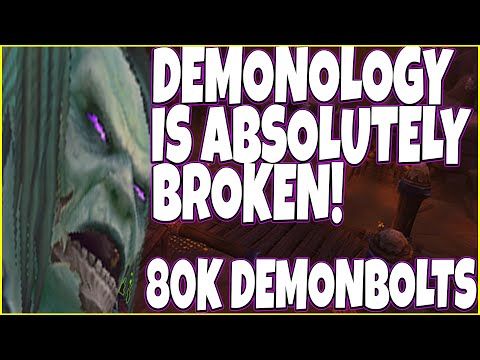 DEMONOLOGY WARLOCK IS BROKEN! GOT 2100 ON 3RD WARLOCK BY JUST ONESHOTTING LMAO 80K DEMONBOLTS