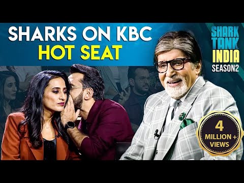 Sharks अपने टैंक से निकलके पहुंचे Hot Seat पे | Shark Tank India Season 2 | Sharks on KBC