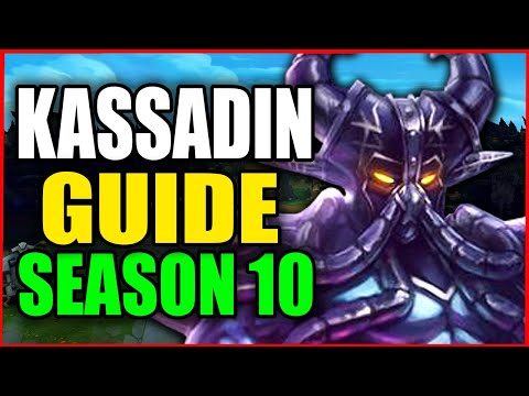 How to Play KASSADIN for BEGINNERS (Best Build, Runes, Season 10) S10 Kassadin Gameplay Guide