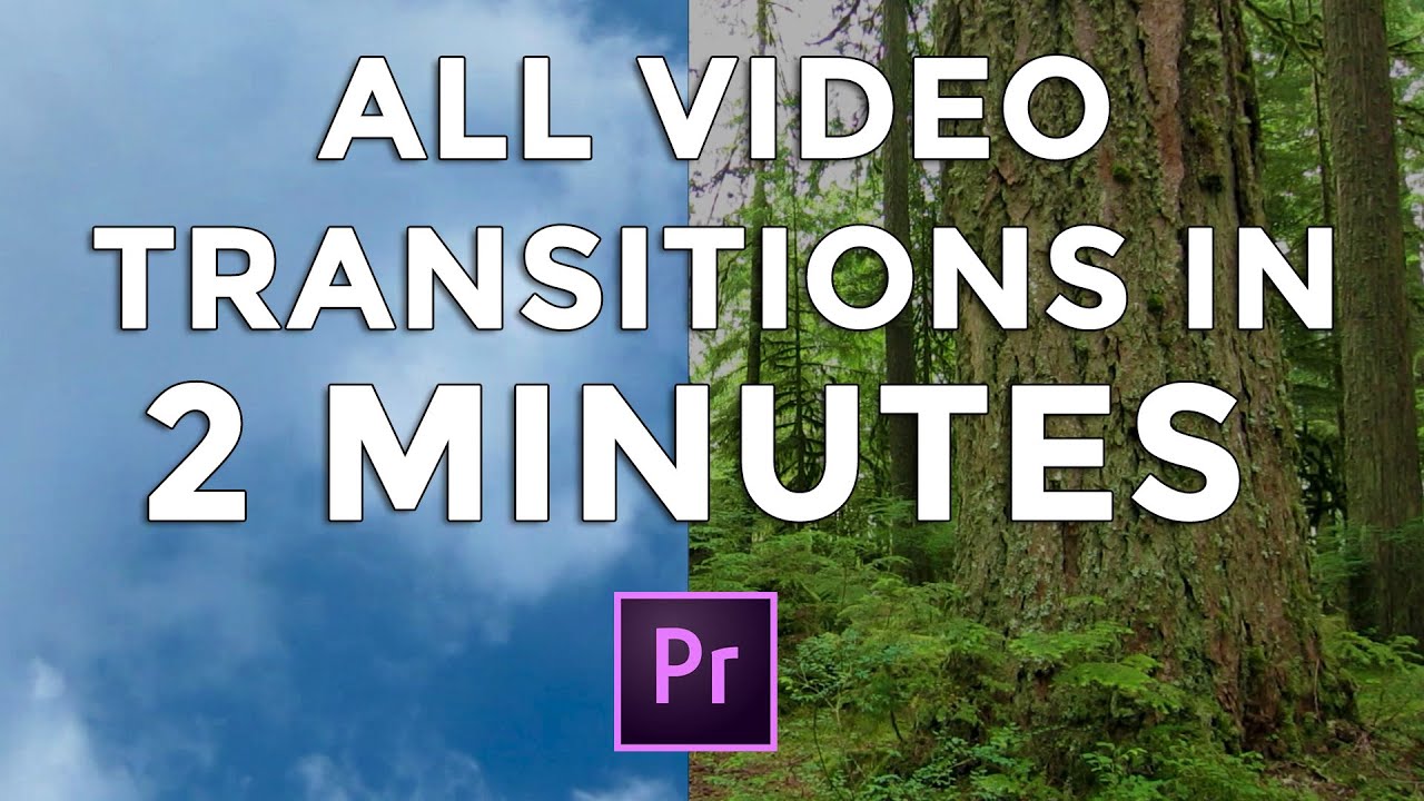 Preview ALL the Premiere Pro Video Transitions in 2 Minutes!