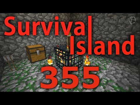 Minecraft- Survival Island [355] THE LUCKIEST PORTAL EVER