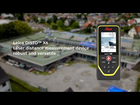 Laser distance meter Leica DISTO™ X6 - Robust and Versatile