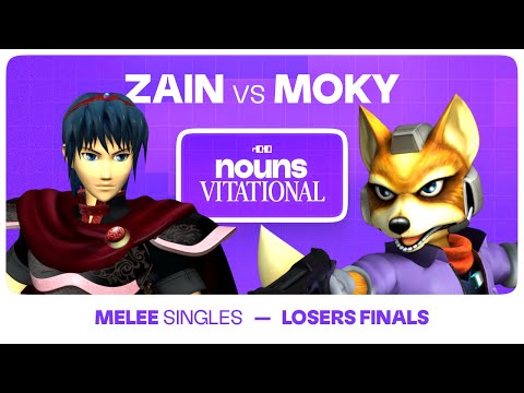 Nounsvitational 2024: Zain (Marth) vs moky (Fox) SSBM Melee Losers Finals