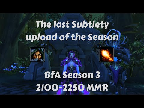 Subtlety Rogue PvP 8.2.5 - The last Subtlety Rogue update of Season 3 !