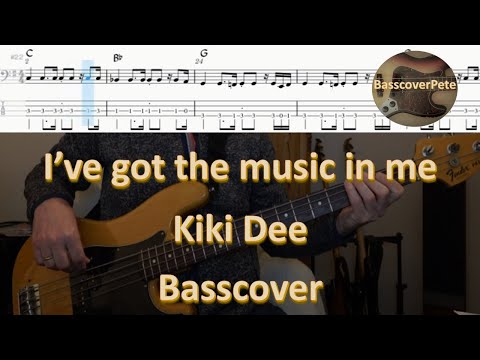 Kiki Dee - I've got the music in me. Bass Cover Tabs Score Chords