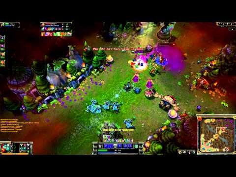 1v5 Nearly Penta kill Poppy