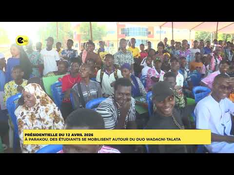 Présidentielle du 12 avril 2026 : à parakou des étudiants se mobilisent autour du duo WADAGNI-TALATA