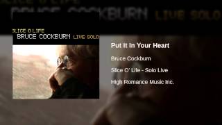 Bruce Cockburn - Put It In Your Heart