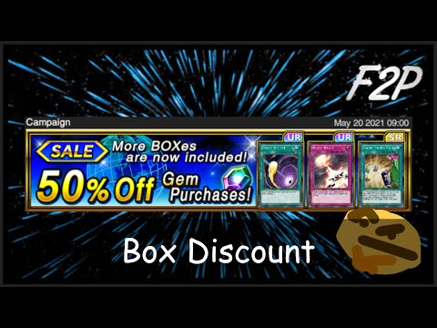 50% OFF Box Sale - How to Spend Your Gems on Half Price Boxes