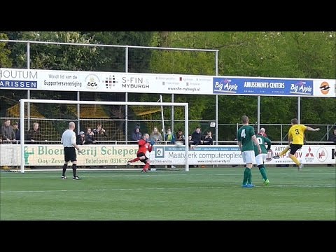Rens van Onna stopt penalty (DCS 1 - Groessen 1, 29-04-2017)