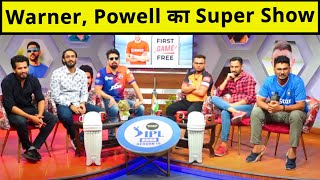 🔴Hyderabad के खिलाफ Warner का Badlapur 🔥, Powell ने भी एकदम धागा खोल दिया