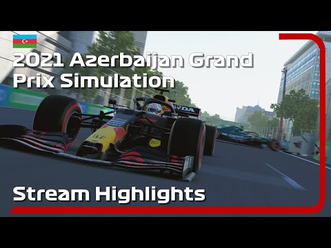 My Beta Test Application - 2021 Azerbaijan GP Simulation [F1 2020 Mod Stream Highlights]