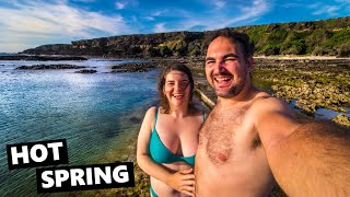 Unique OCEANSIDE HOT SPRING On Green Island!!