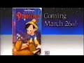 Pinocchio Vhs Commercials 1993