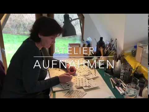 Atelieraufnahmen - #Druckgrafik Heidrun Klimmey