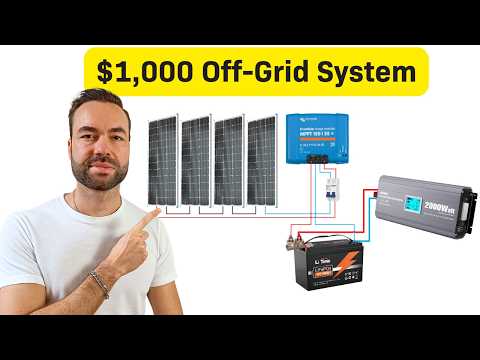 DIY Off-Grid Solar System for Under $1000 - What Can it Run?