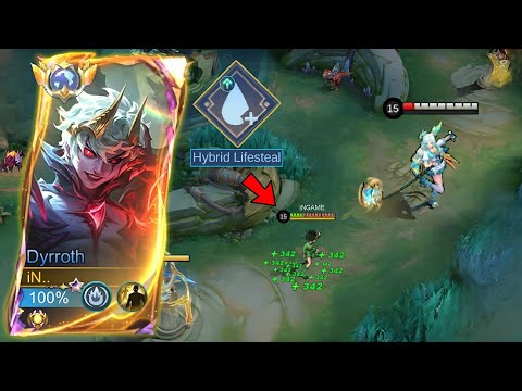 DYRROTH NEW META ITEM AND EMBLEM TO BEAT AGGRESSIVE OP ENEMY! - MLBB