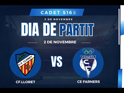 CADET S16 || CF LLORET VS CE FARNERS - FITEL TELEVISIÓN