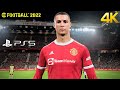 eFootball PES 2022 (Version 0.9.0) - Man United vs. Barcelona - PS5 Next Gen Gameplay | 4K