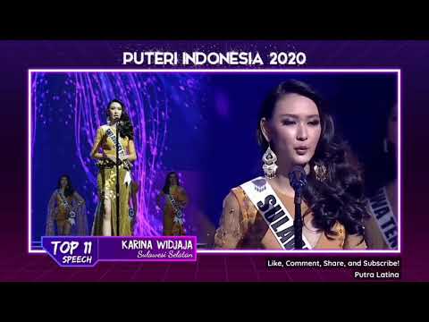 Top 11- Speech Competion PUTERI INDONESIA 2020