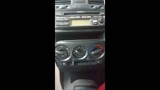 Hyundai Getz 2005 fixing radio after battery change using nail file and bread and butter knives