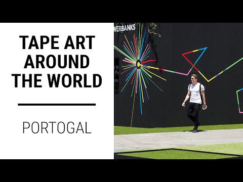 Tape Art around the world: Porto/Portugal