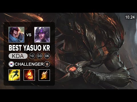 Pz ZZang vs Faker - Yasuo Mid vs Syndra - KR Grandmaster Patch 10.24
