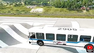 Car vs massive 1000 potholes-BeamNG drive