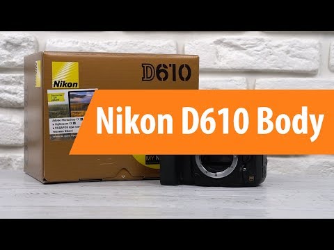 Фотокамера Nikon D610 Body черный - Видео