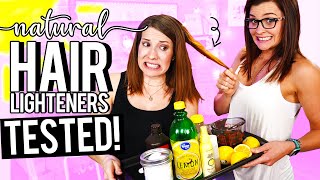 Testing 5 Ways To LIGHTEN Your Hair Naturally - AVOID ONE THAT RUINED MY HAIR
