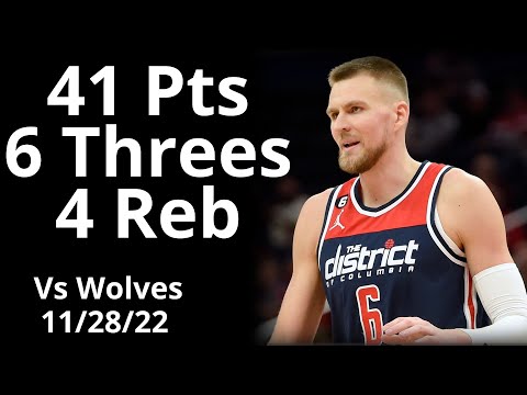 Kristaps Porzingis 41 Pts 4 Reb 3 Blk vs Timberwolves Highlights