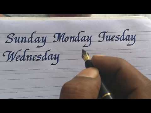 Handwriting with fountain pen | Amazing Calligraphy with fountain pen
