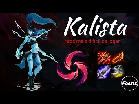 KALISTA ADC - MUITO DANO EM OBJETIVOS - MEU SUPORTE ERA UM DEUS