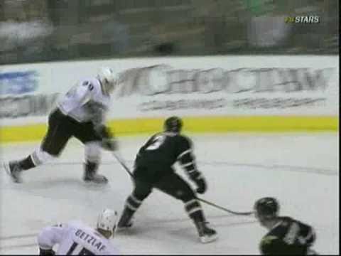Stephane Robidas crushes Matt Beleskey [Dual-Feed]
