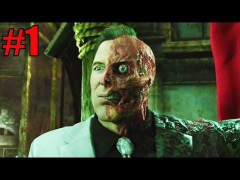 Batman Arkham City PC Gameplay Part 1 - Meet Catwoman, Harvey Dent & Harley Quinn