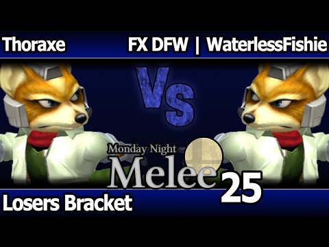 MNM 25 Melee - Thoaxe (Fox) vs FX DFW | WaterlessFishie (Fox) - Loser Bracket