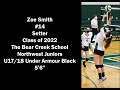 Zoe Smith Setter 2022 Volleyball Unedited Playoff Game