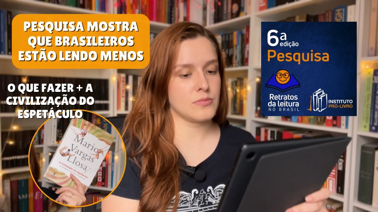 Brasileiros estão lendo menos: retratos da leitura no Brasil & o que há com a nossa cultura