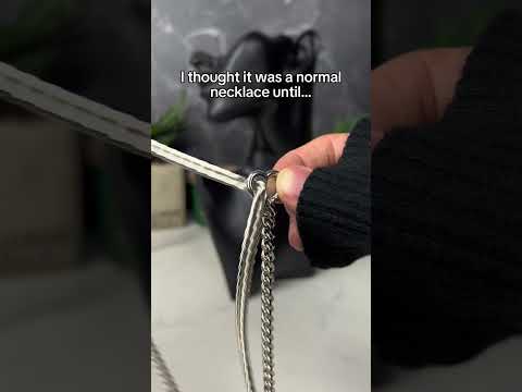 Not your average necklace! 🫦 #necklace #chain #choker #darkromance #alt