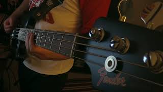 Video thumbnail for Blackened Bass Cover-Fender Noir Precision Bass by Bass Tabs By Jason